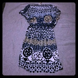 Miuse Cap-Sleeve dress
